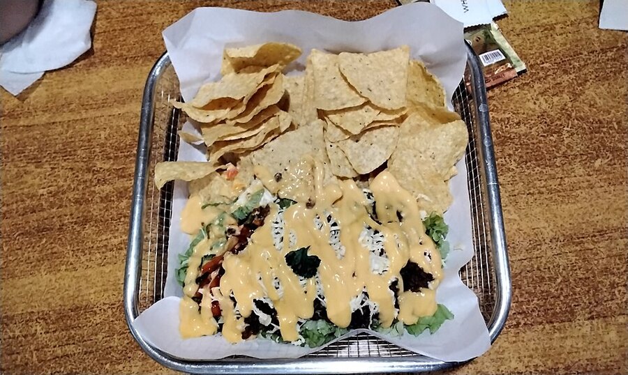 Loaded Guacamole Nachos