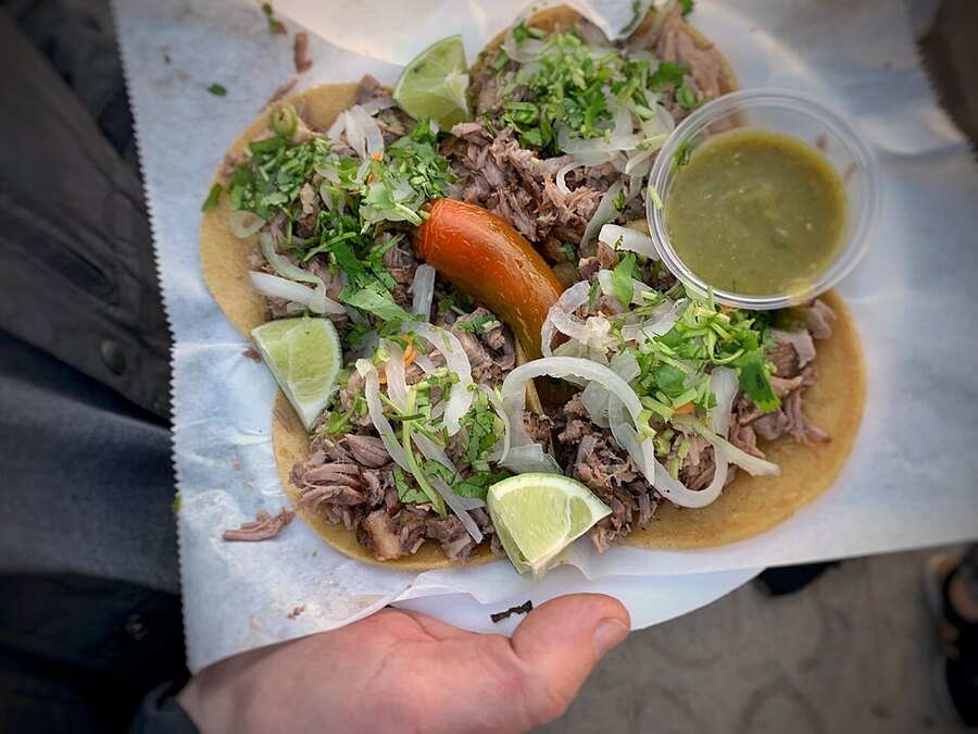 Chile Verde Tacos