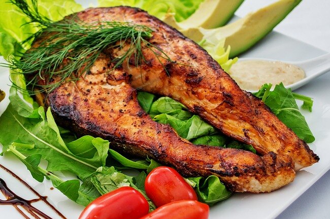 Chef's Grilled Salmon Plate