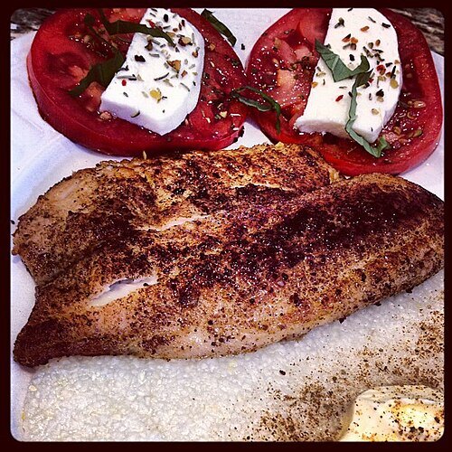 Blackened Grouper Fillet