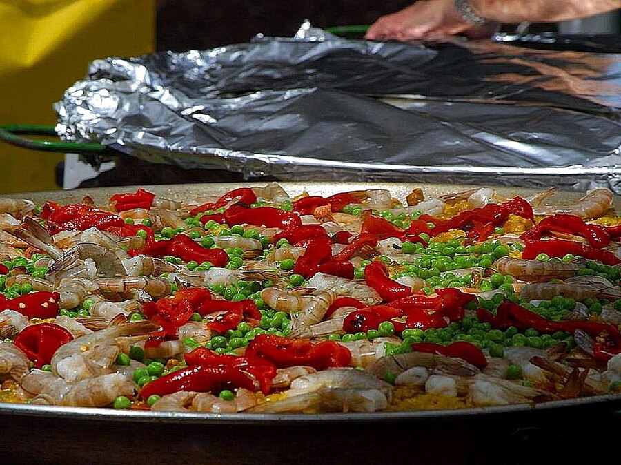 Shrimp Paella Skillet