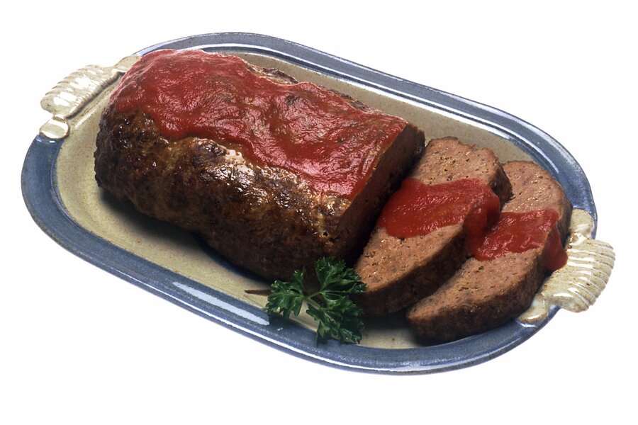 Diner Meatloaf with Tomato Glaze